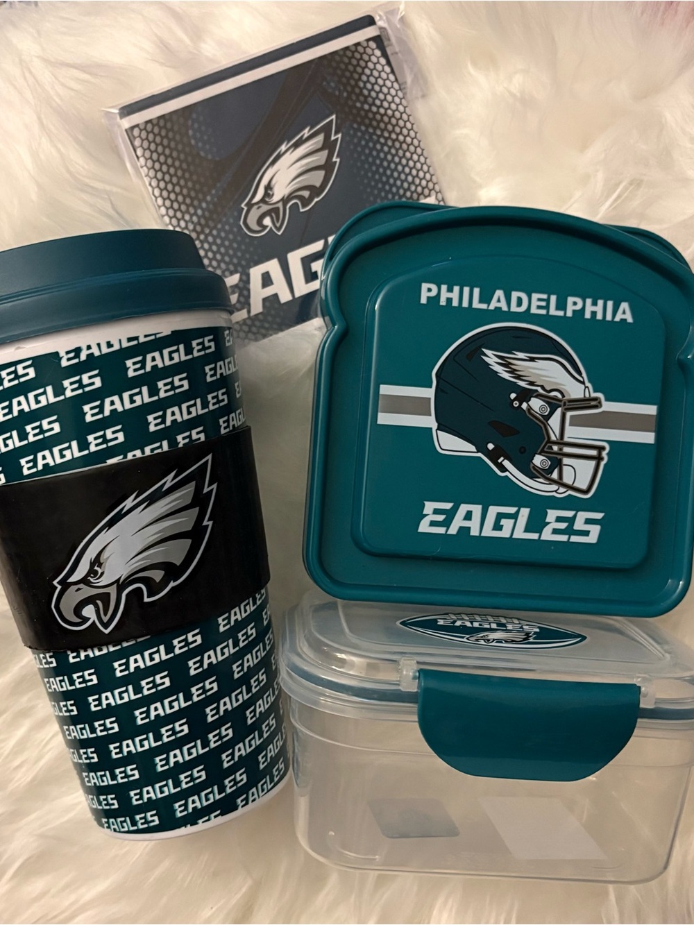 Eagles NFL Travel Tumbler and Food Storage Bundle